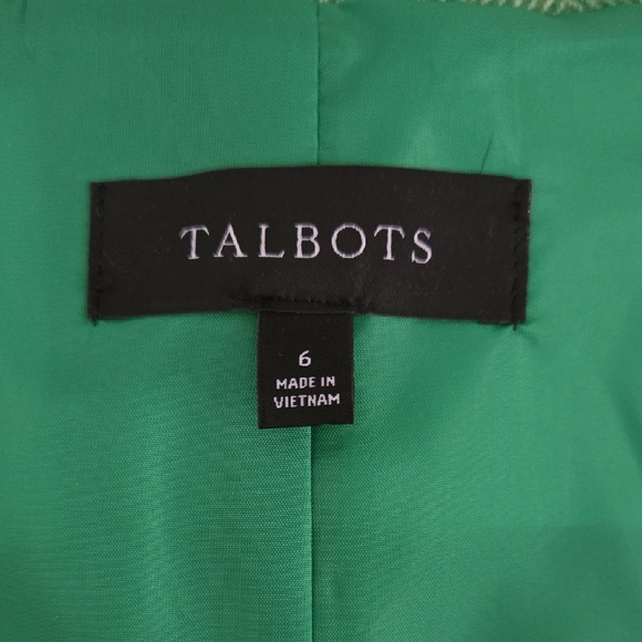 NWOT Talbots Shetland Lady Jacket, Green, Size 6 - Picture 3 of 5